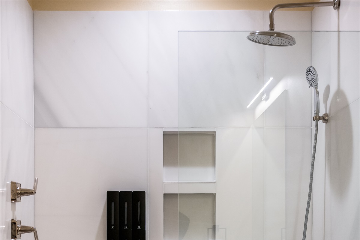 Bathroom #8 of 8 - Upstairs, ensuite to bedroom #7 with walk in shower