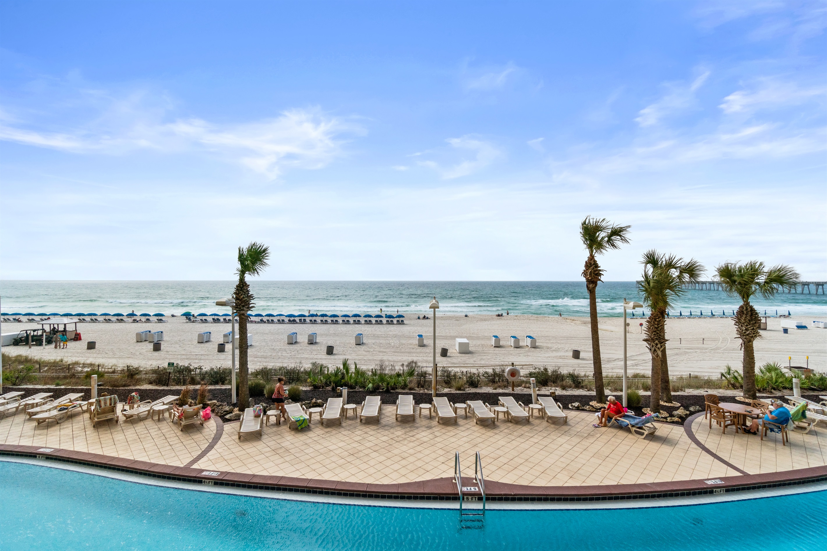 Direct view from your balcony