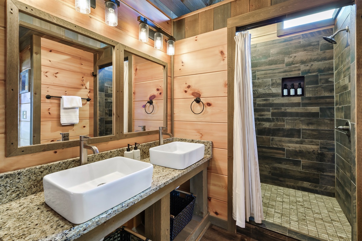 A clean and refreshing space to start and end your day