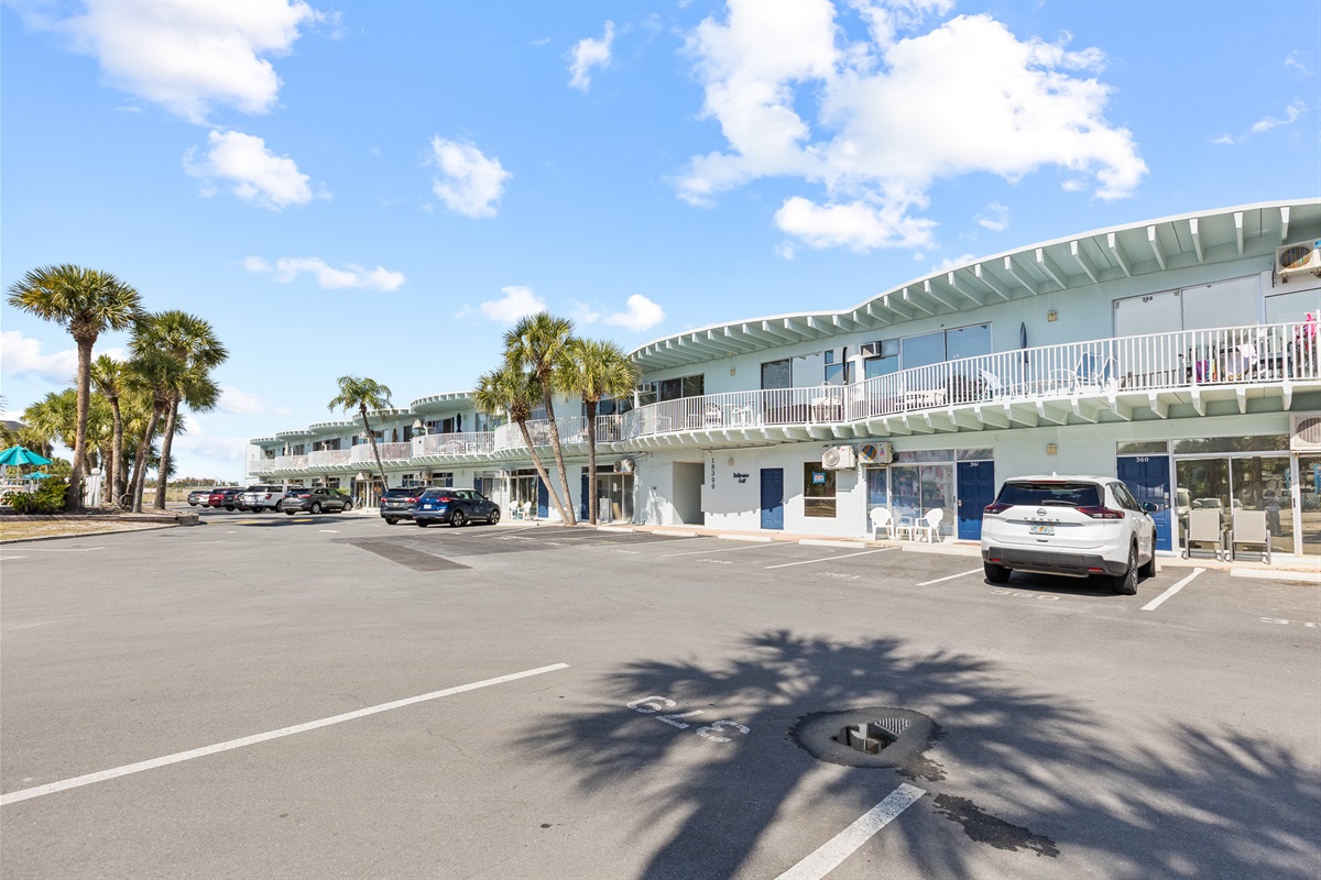 Belleview Gulf.  Walk across the street to the beautiful Indian Shores Beach!