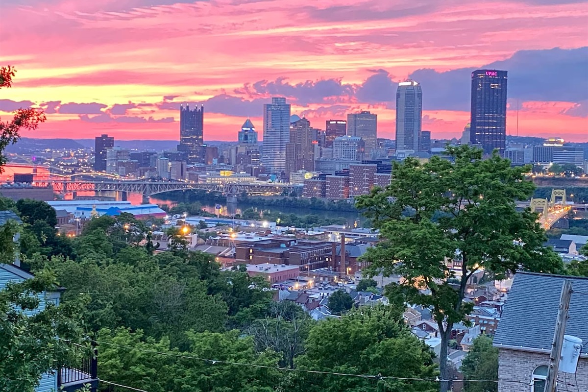 Picture of only part of the view from the deck! No filter! 

Our million dollar view... It's truly unbeatable.