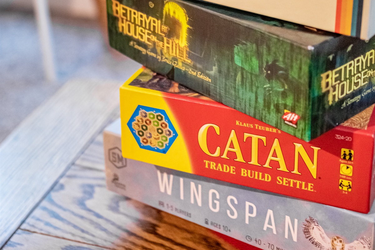 Lots of games for all ages