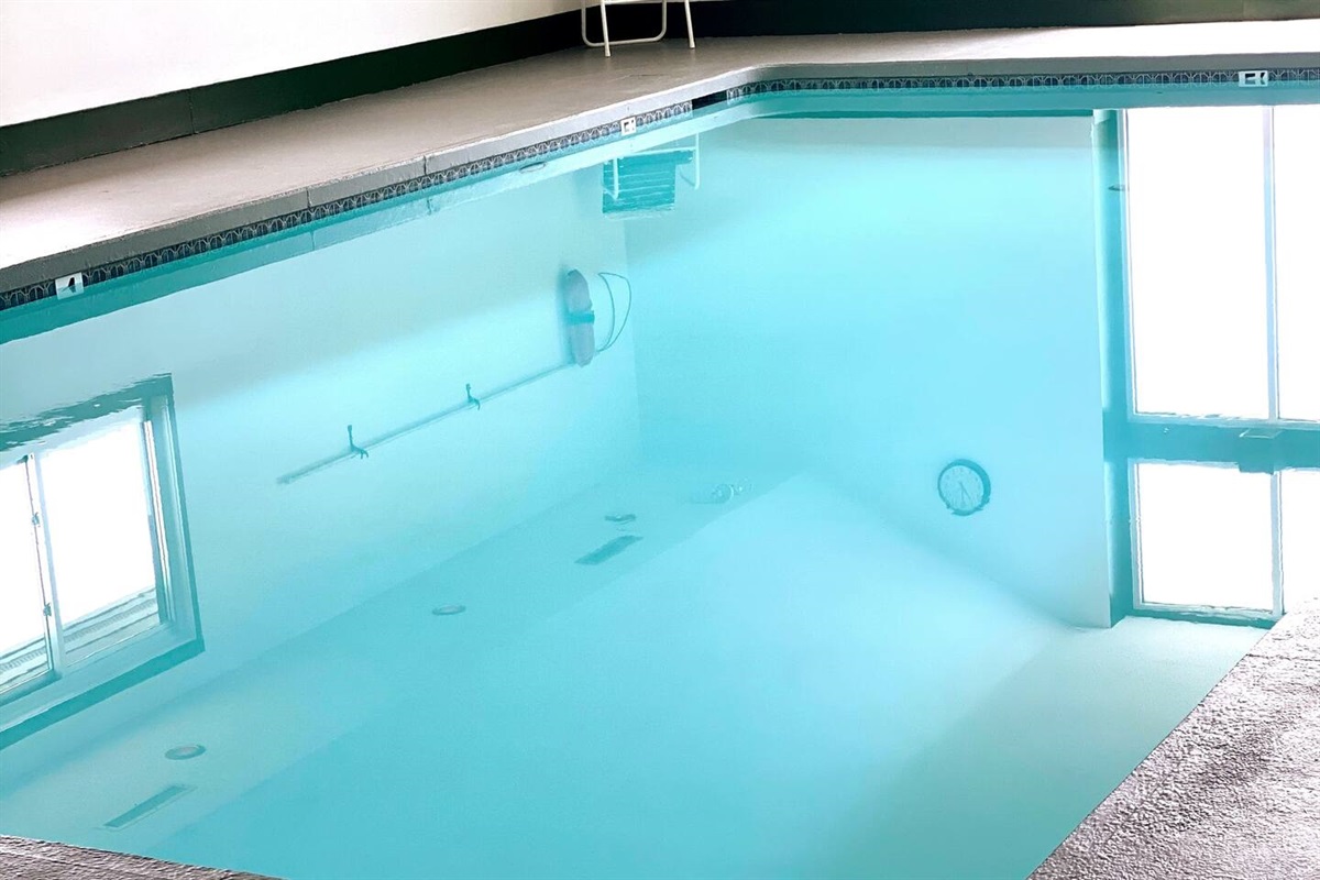Indoor pool, open year round!