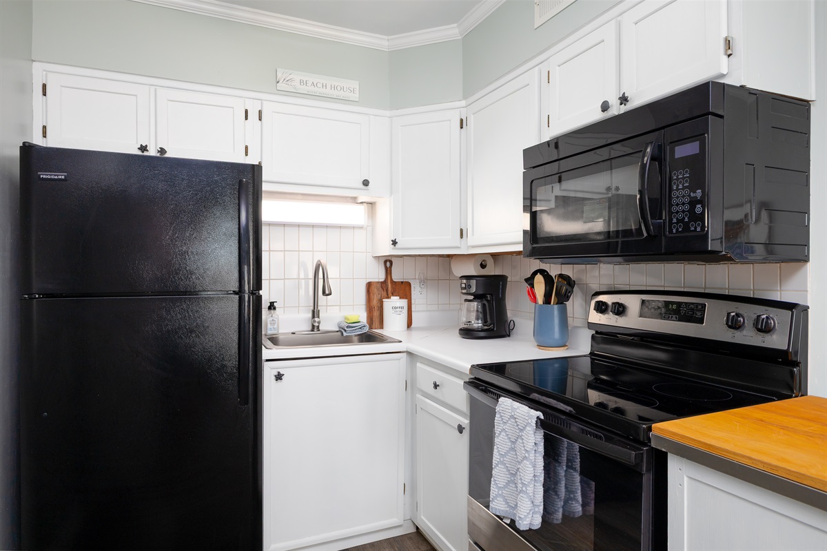 Fully equipped kitchen!