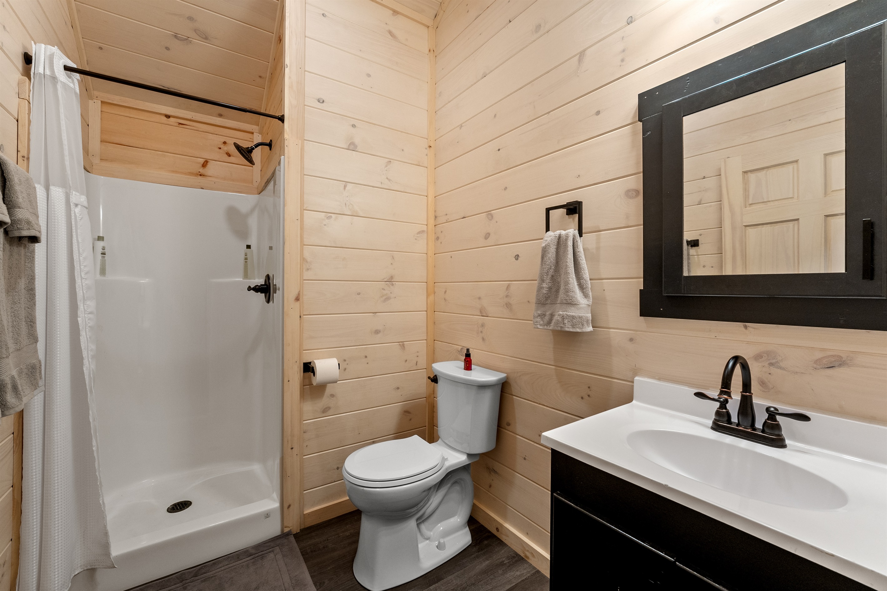 Modern Shower and amenities