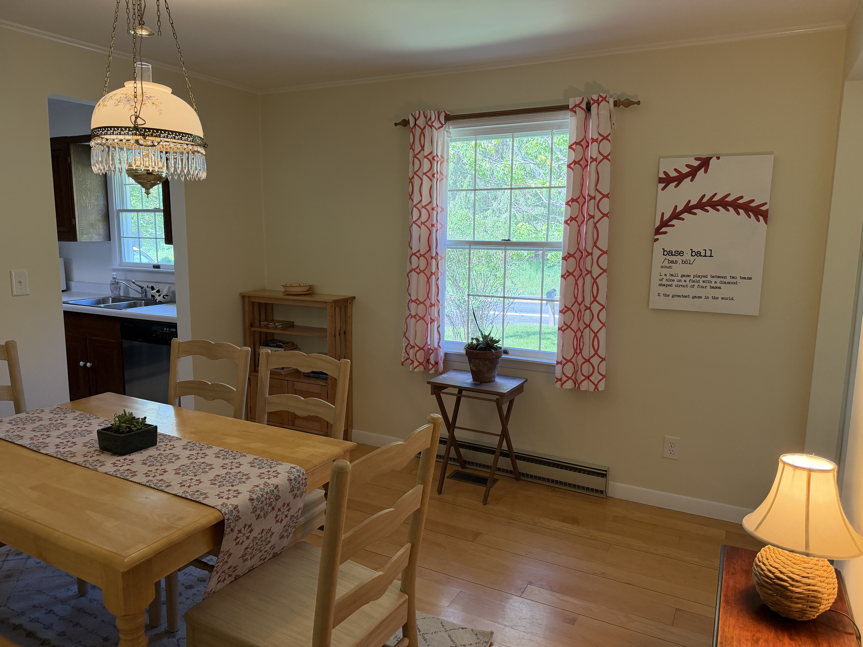 Dining room with Kitchen beyond