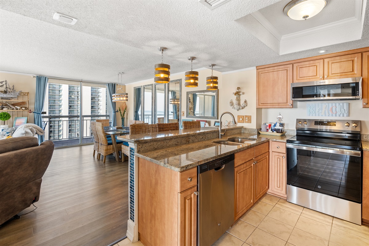 Well appointed Kitchen