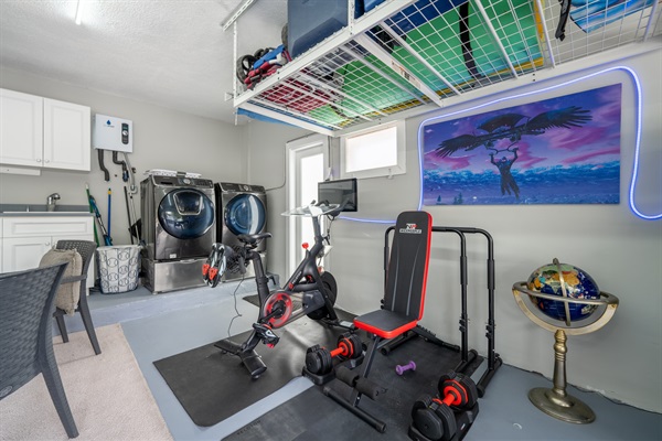Private recreation room with games and toys