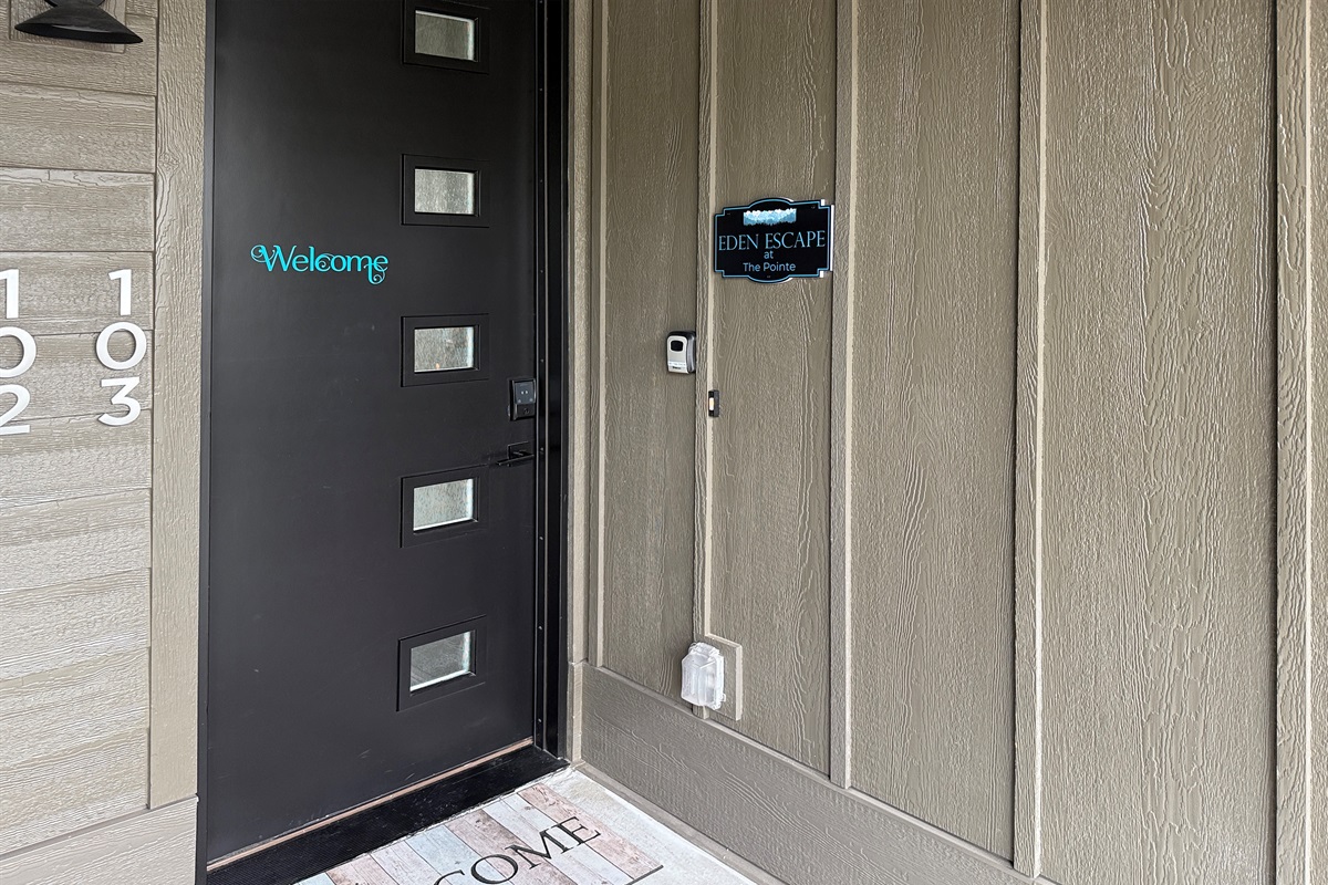 Entrance to the home.