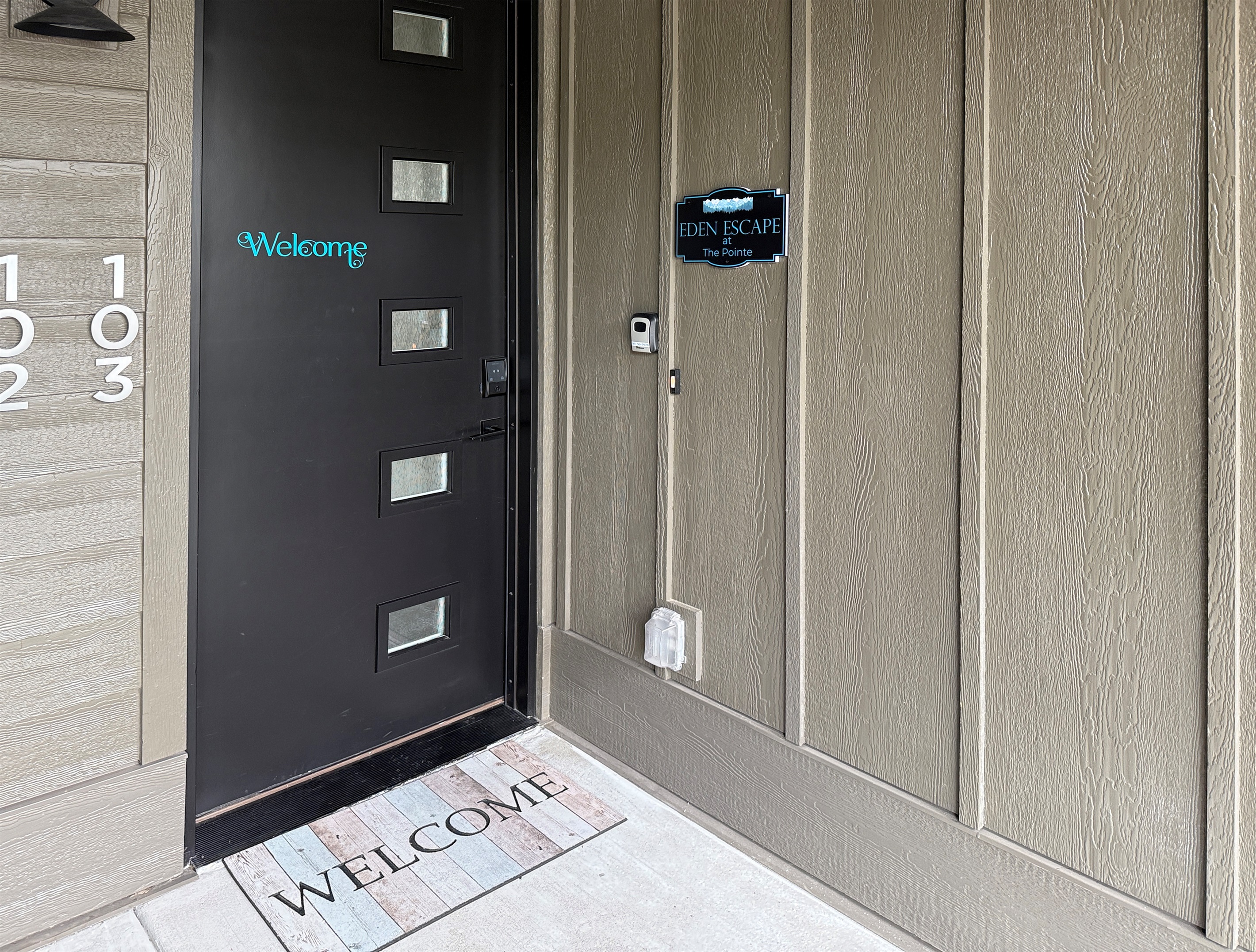 Entrance to the home.