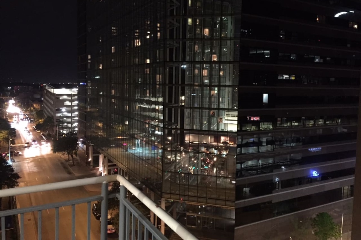 Relax at night enjoying the amazing downtown Austin views.
