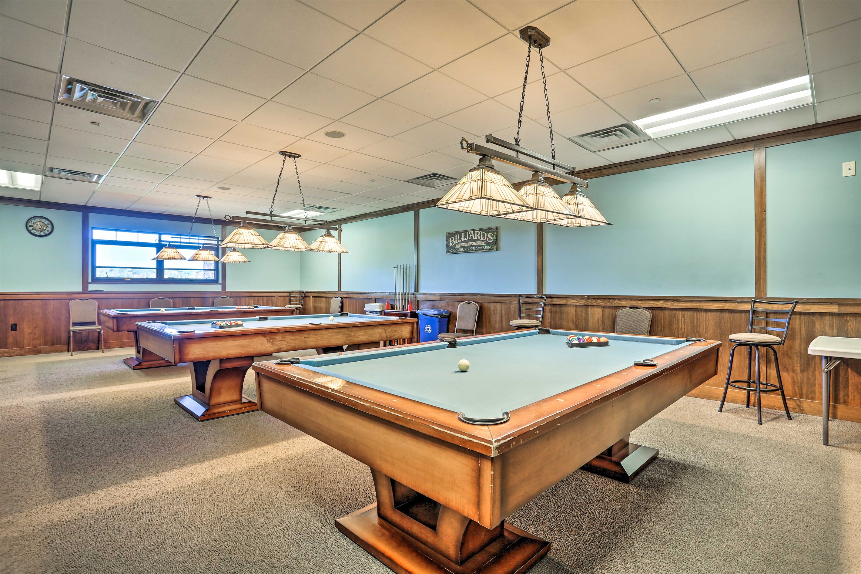 Arrowhead Lake Community amenity - billiards room in Arrowhead Lake lodge