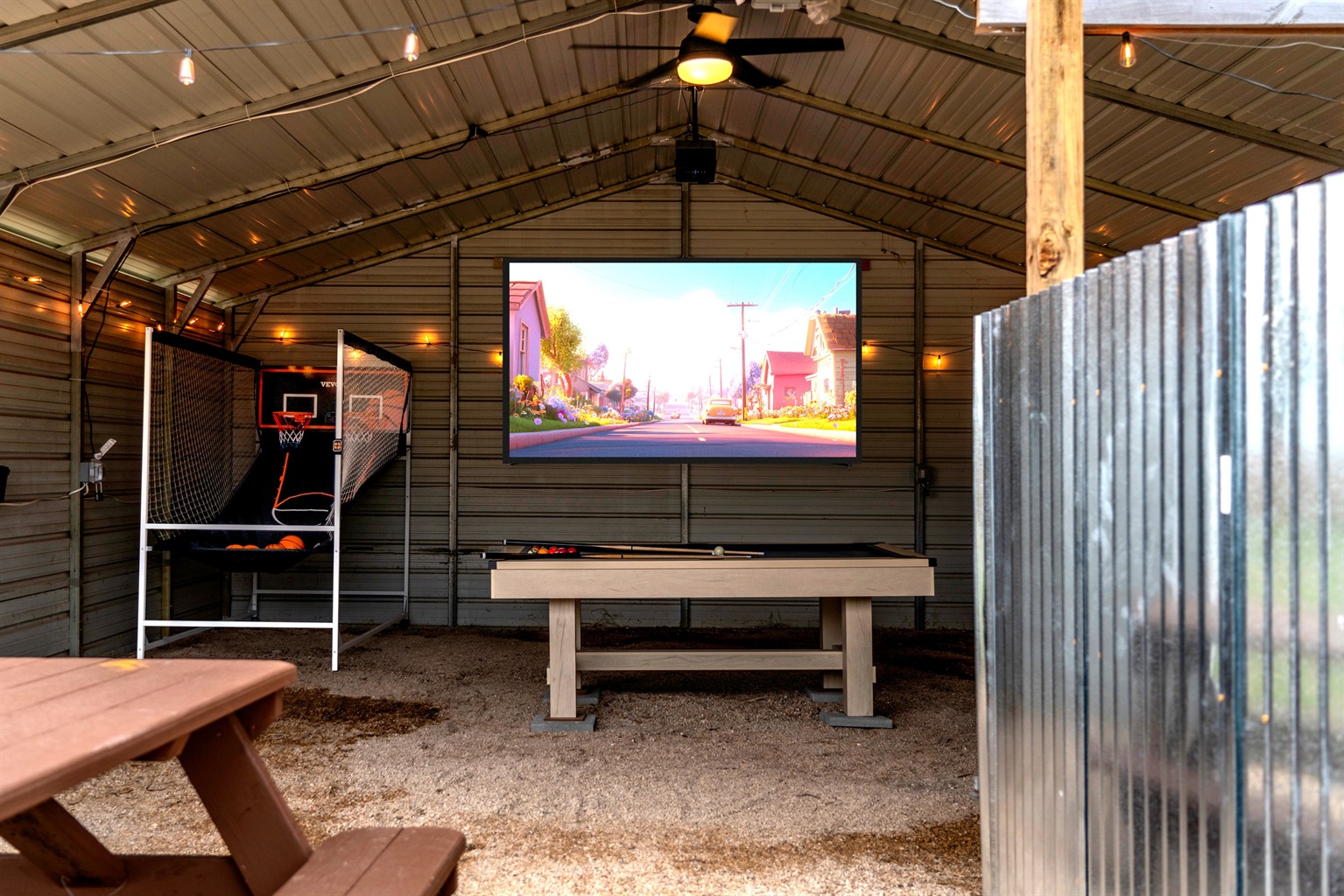 Game Barn fun—pool, projector, axe throwing & more!