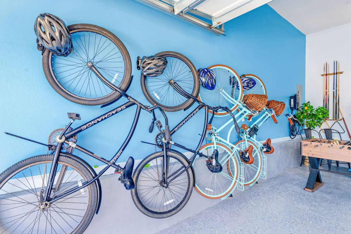 4 Bikes included in your stay