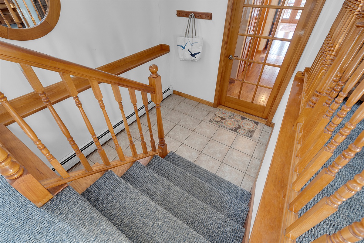 Stairs are required to enter the main living area 