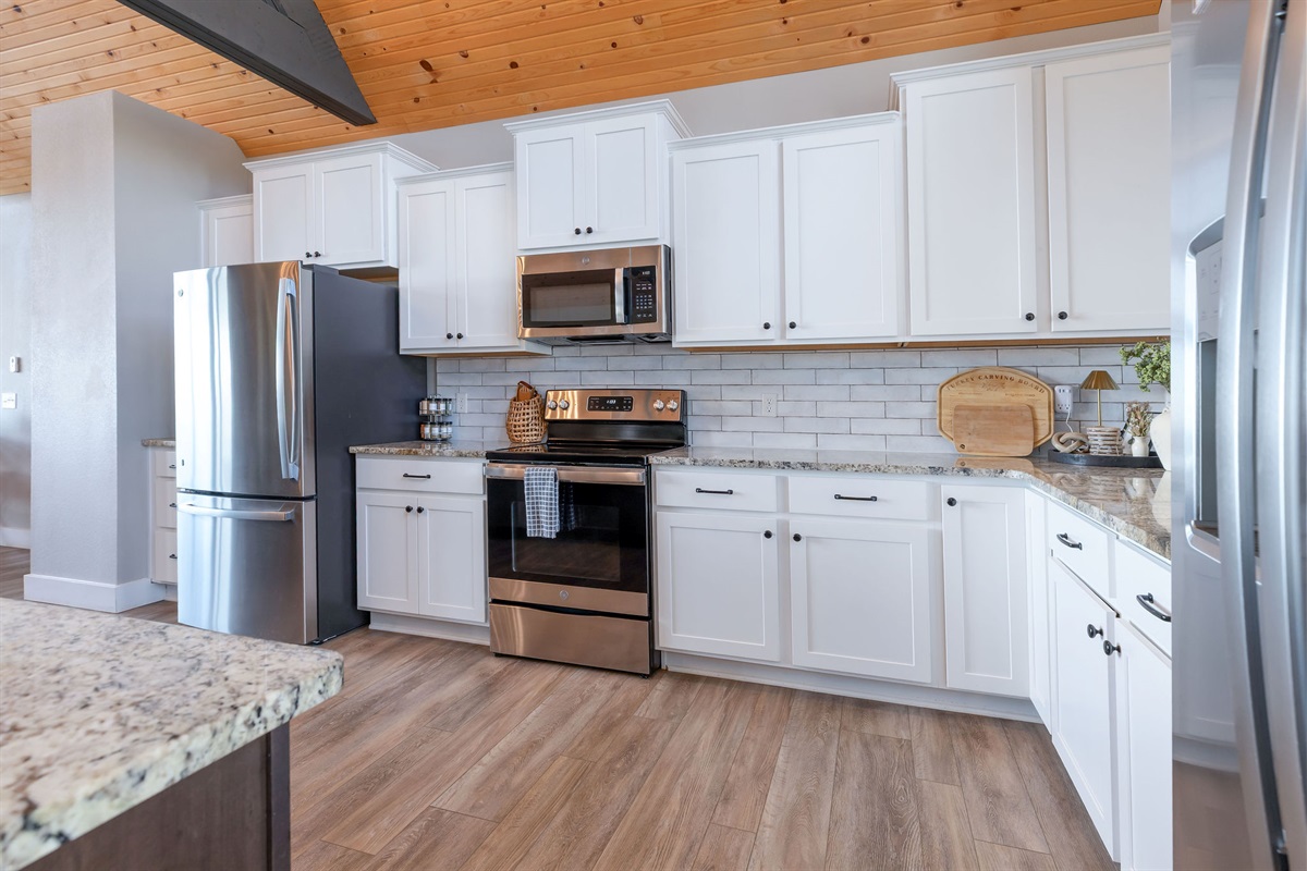 Huge open space kitchen