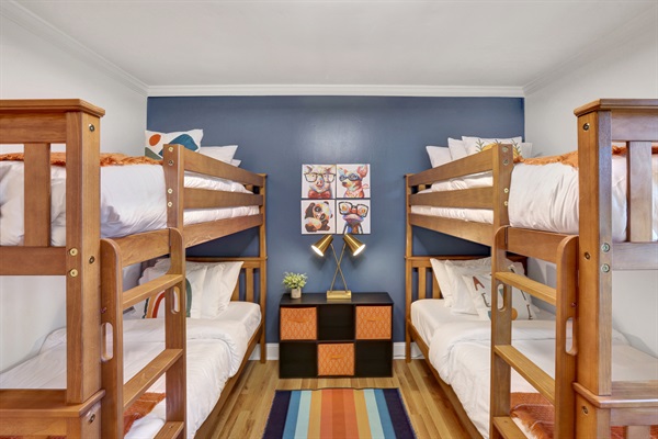 These sturdy and safe bunk beds are a blast for the little ones, but they’re also spacious enough for the adult-sized kids—because let’s face it, some of us never really outgrow that childhood dream of sleeping in a top bunk!