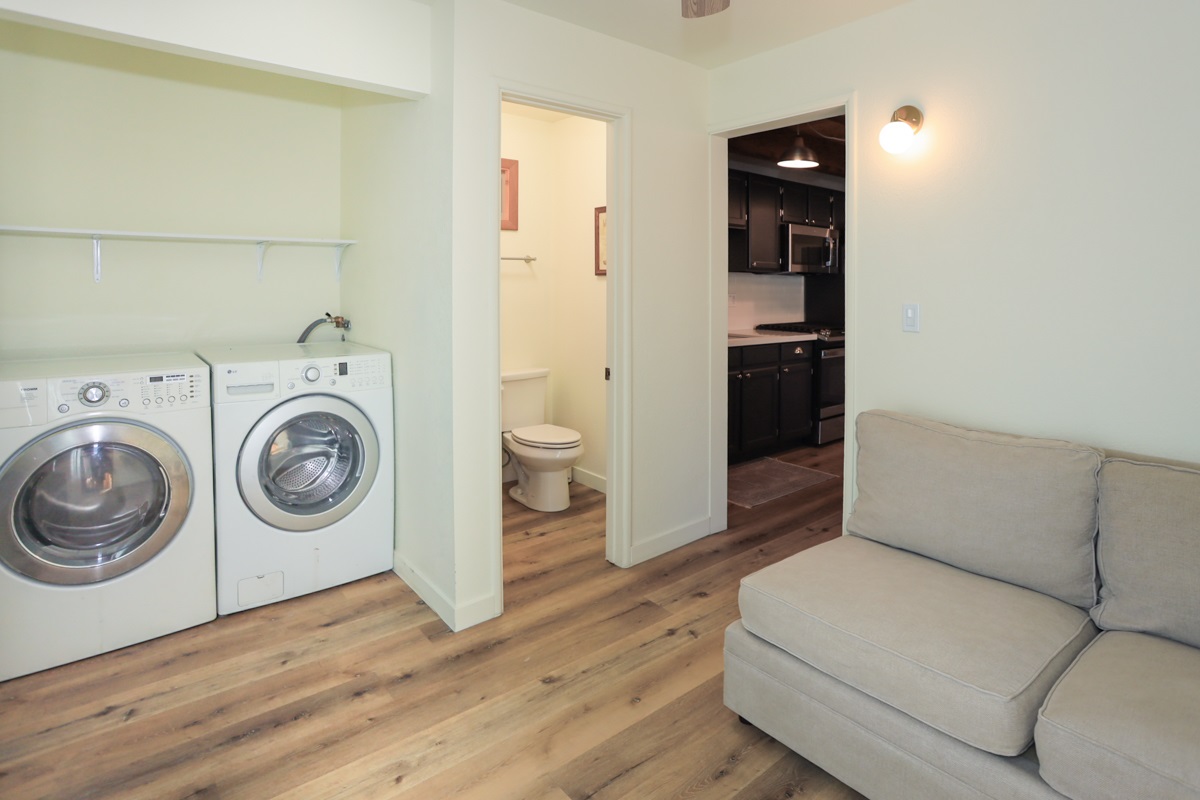 Full sized washer/dryer for when life gets dirty!