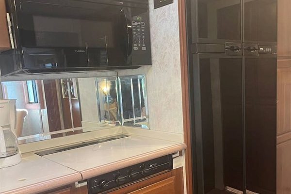 Gas Stove Top, New Microwave and New Fridge (with Ice-maker)