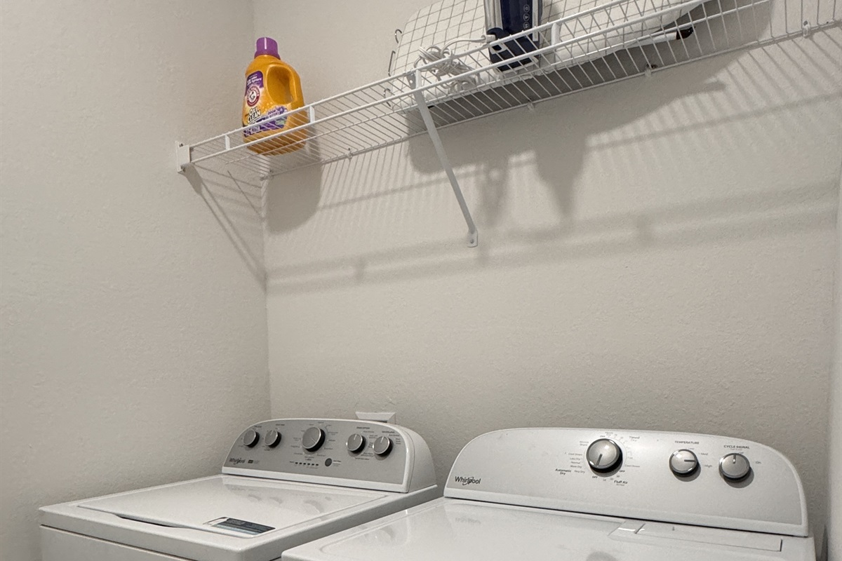 Full sized washer/dryer