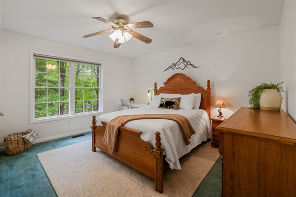 Third Bedroom with Queen Mattress and work area