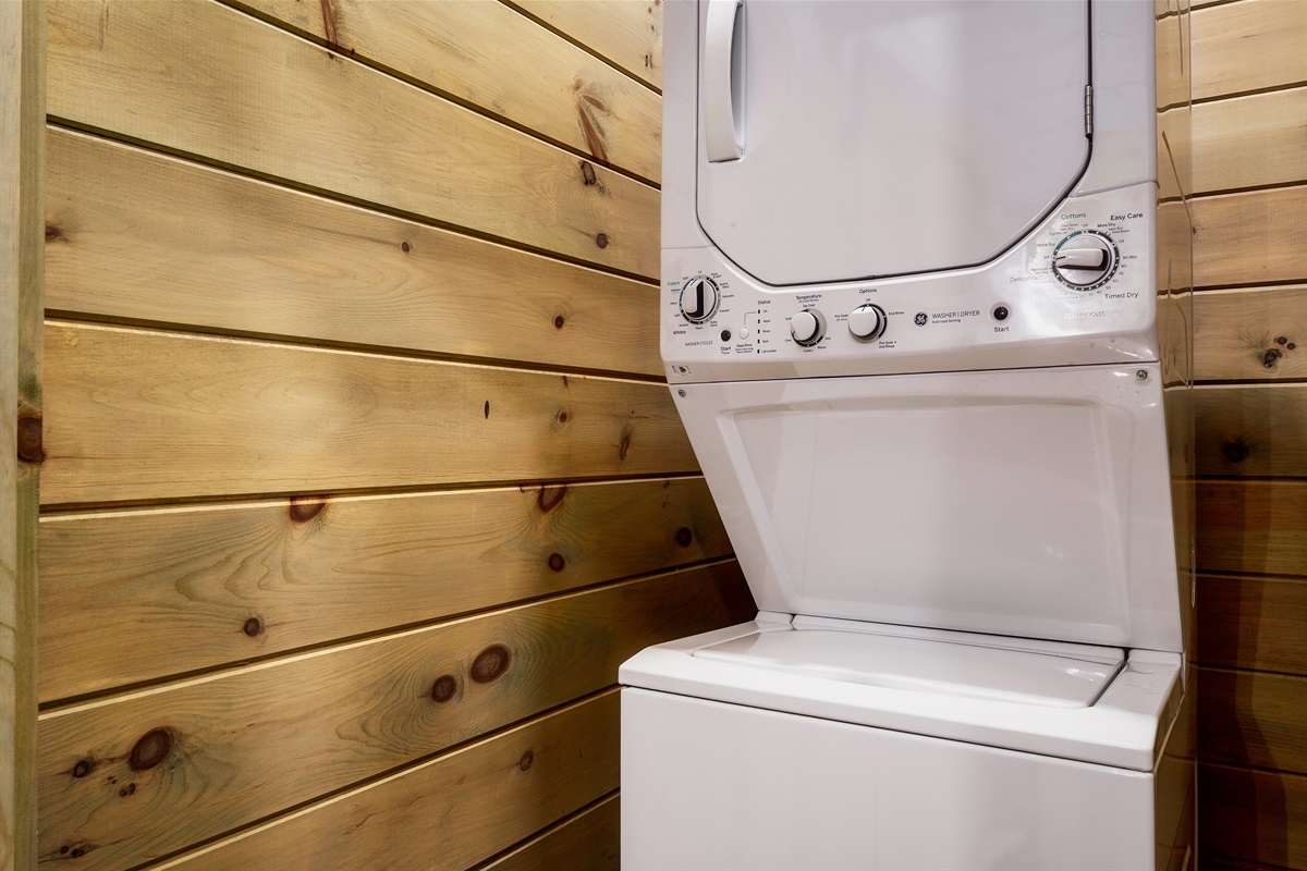 In-cabin laundry for longer stays. Fresh clothes made easy.