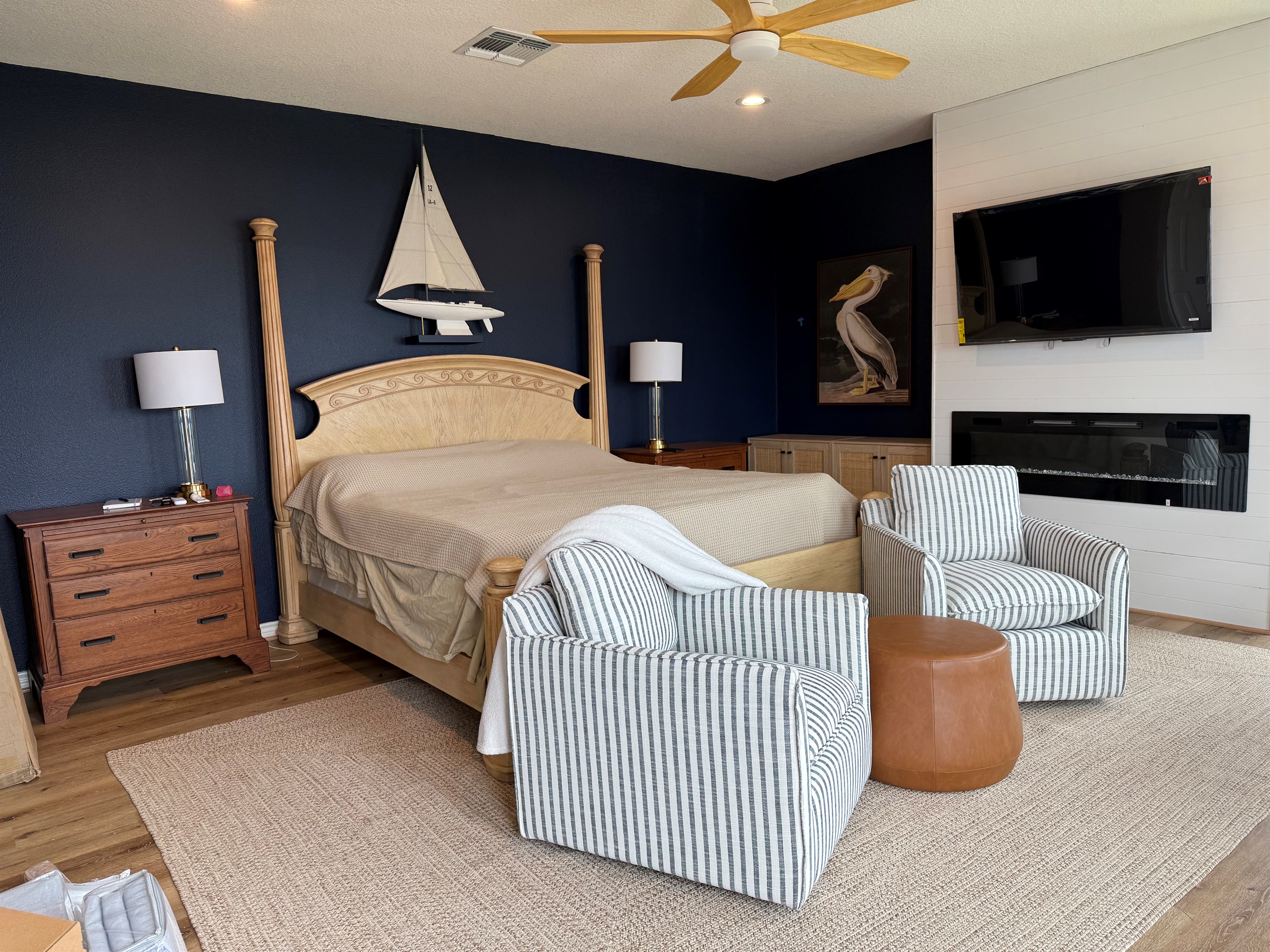 Only a few touch up items remain in the Seafarer Suite! 5/7/26