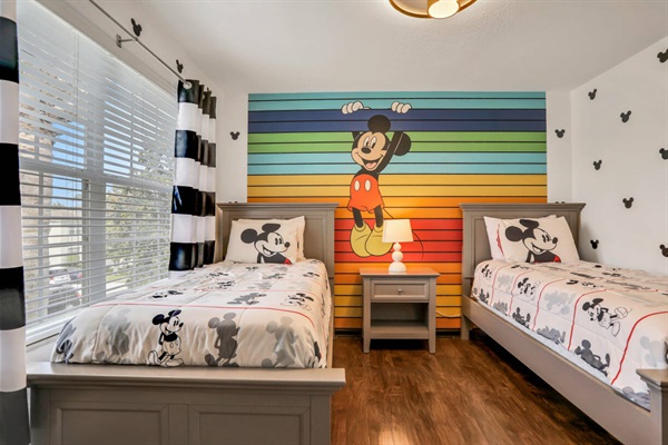 Mickey Mouse themed bedroom