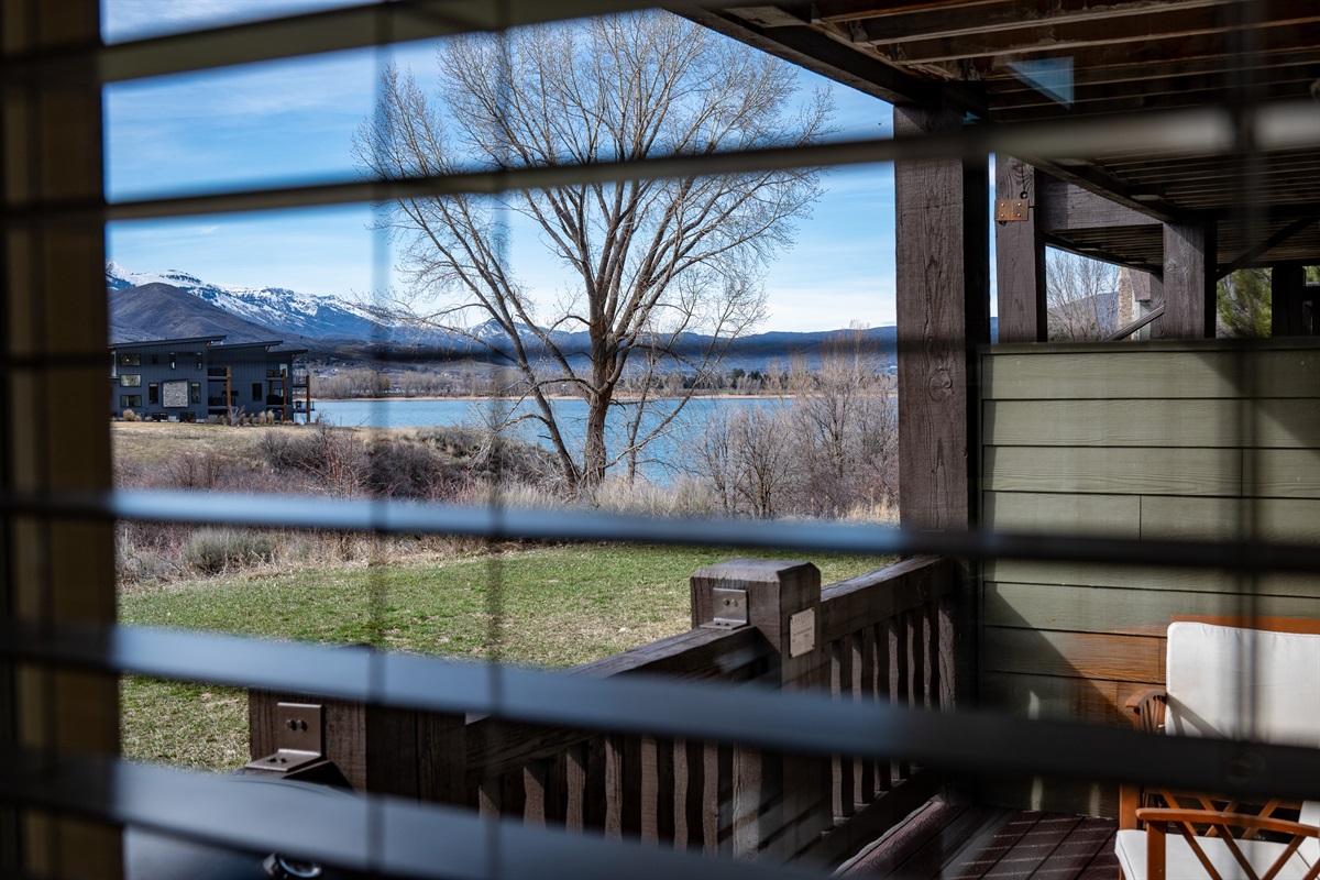 Enjoy serene lake views right from your private patio.