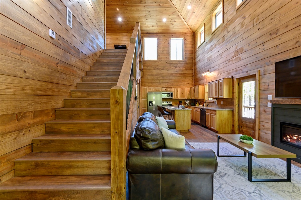 Head upstairs for nonstop fun—arcade games, cozy seating, and space to play.