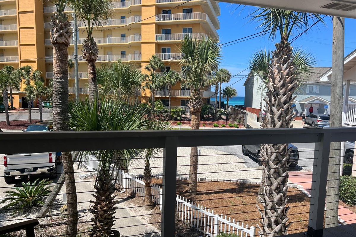 View from our balcony