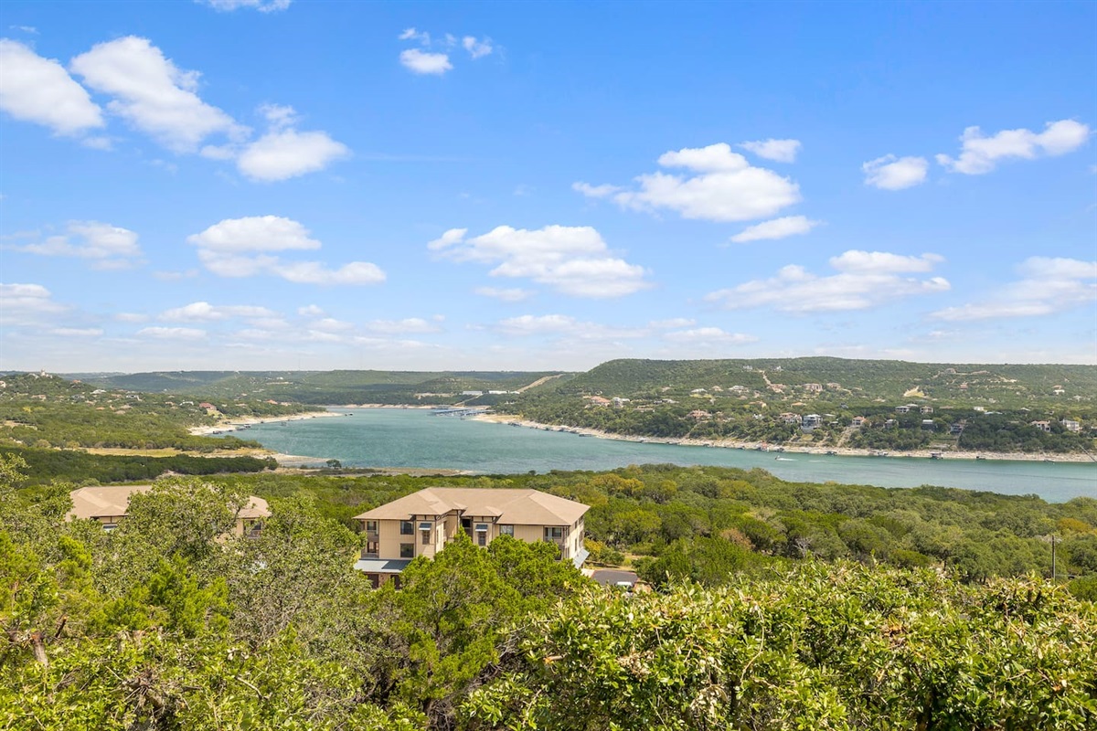 Panoramic Lake & Hill Country Views Galore from Upstairs Patio