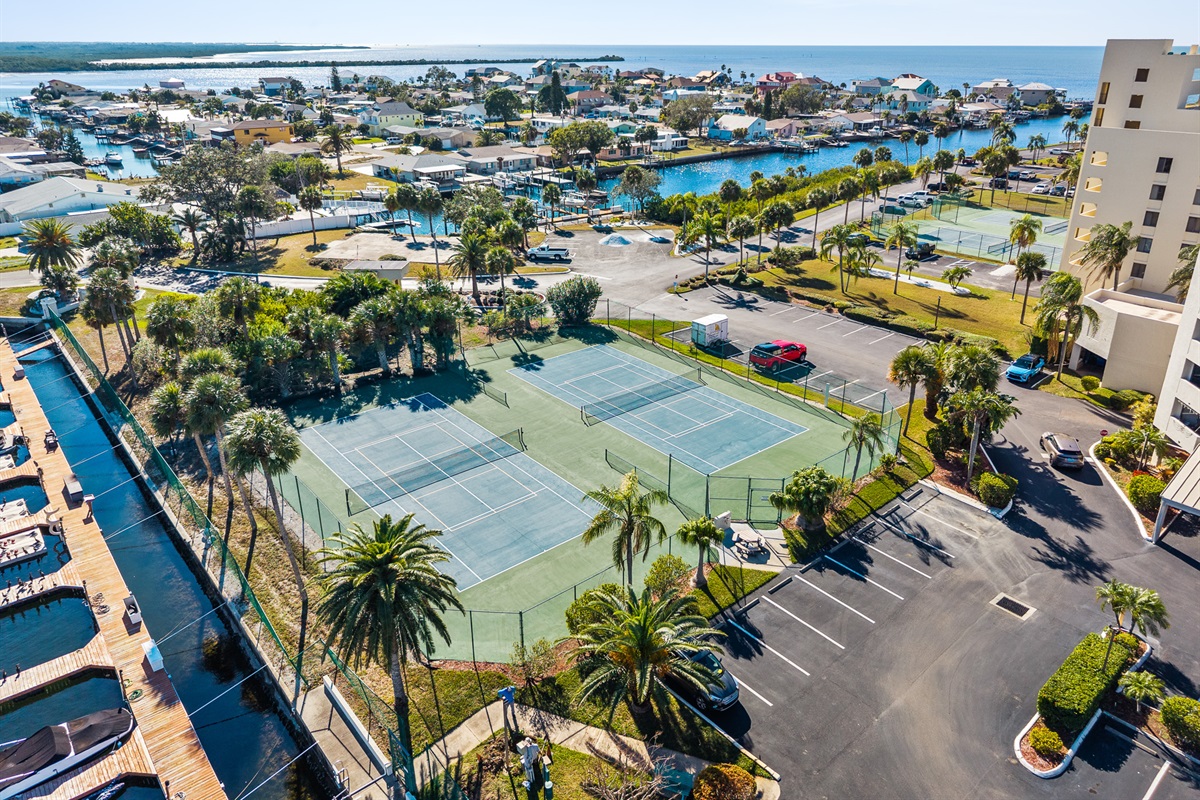 Aerial, Gulf Island Beach and Tennis Club