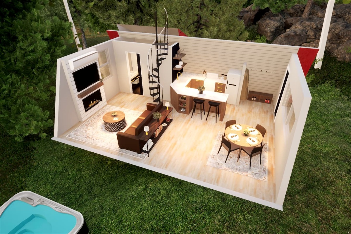 1st Floor Layout Rendering