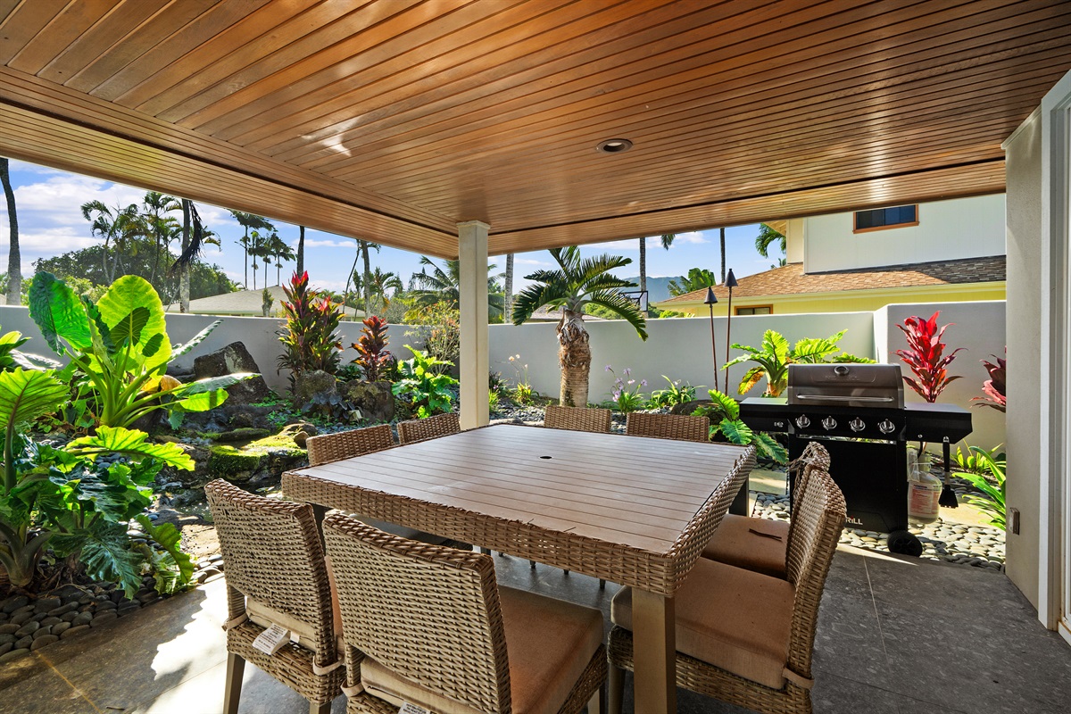 Main Lanai with BBQ