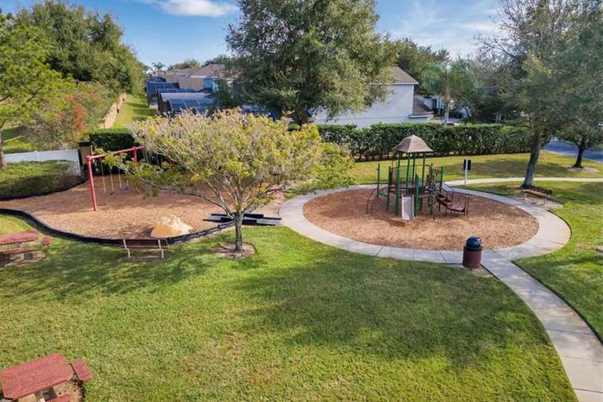 Community playground ~500 feet from the home