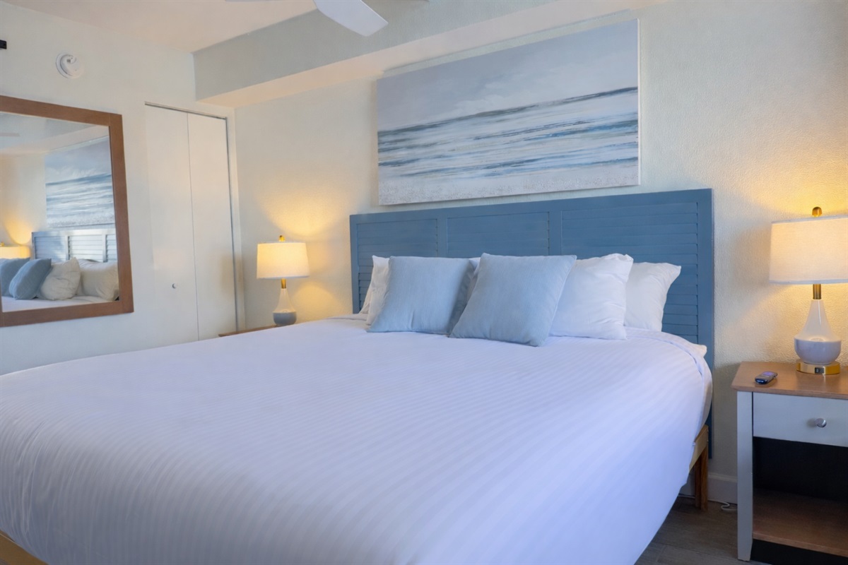 King bed ceiling fan.