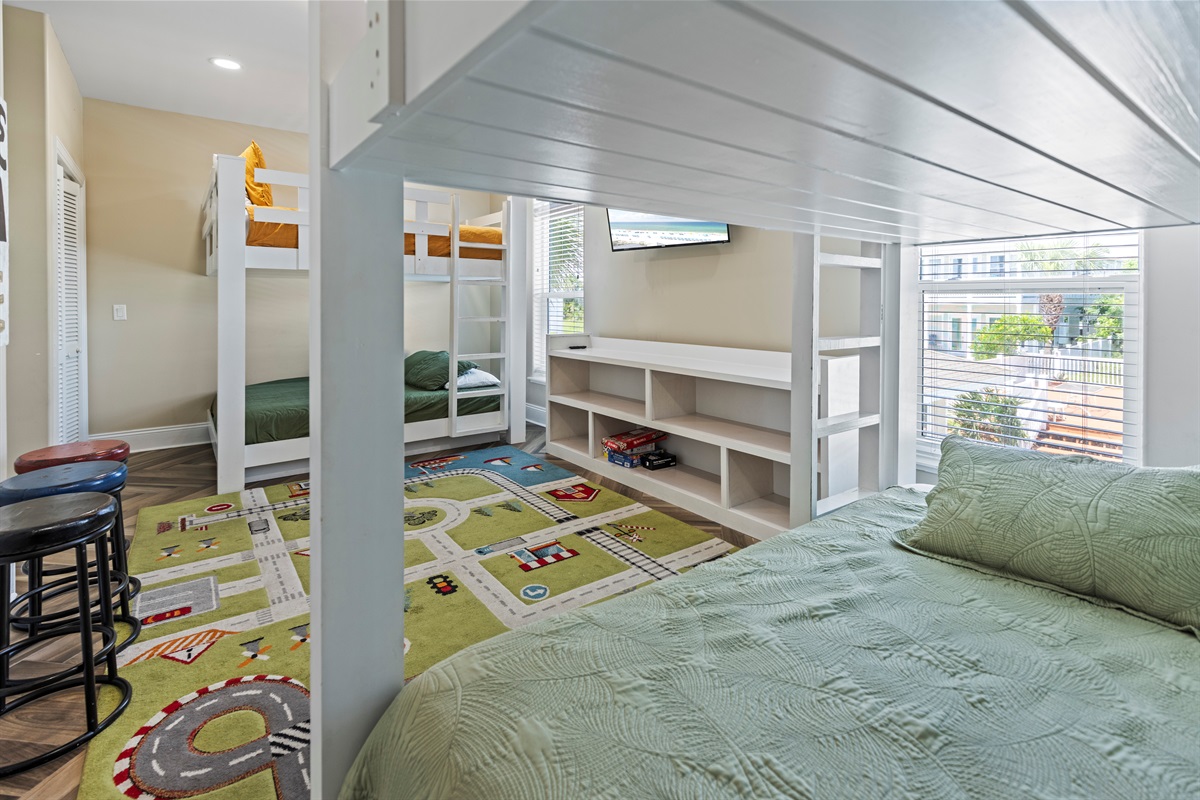 3rd Bedroom w/ Bunks (2nd Floor)