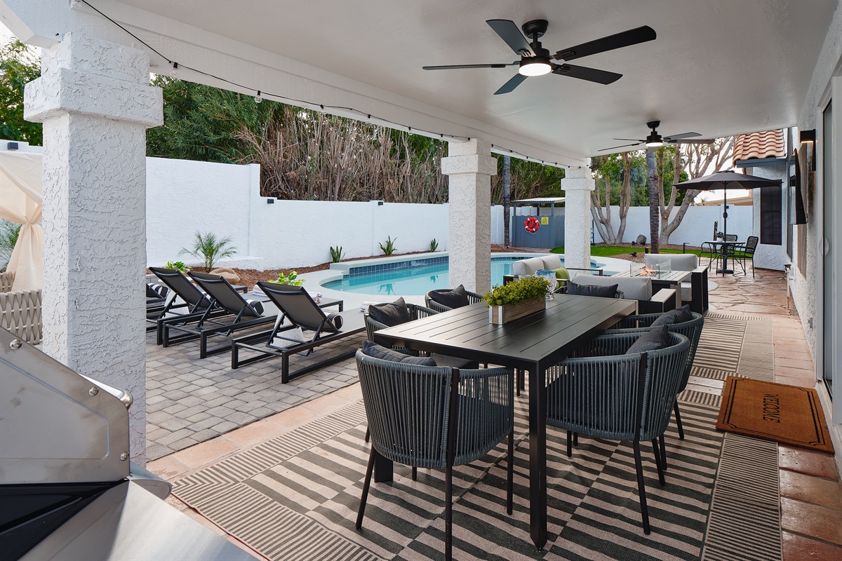 Awesome outdoor dining