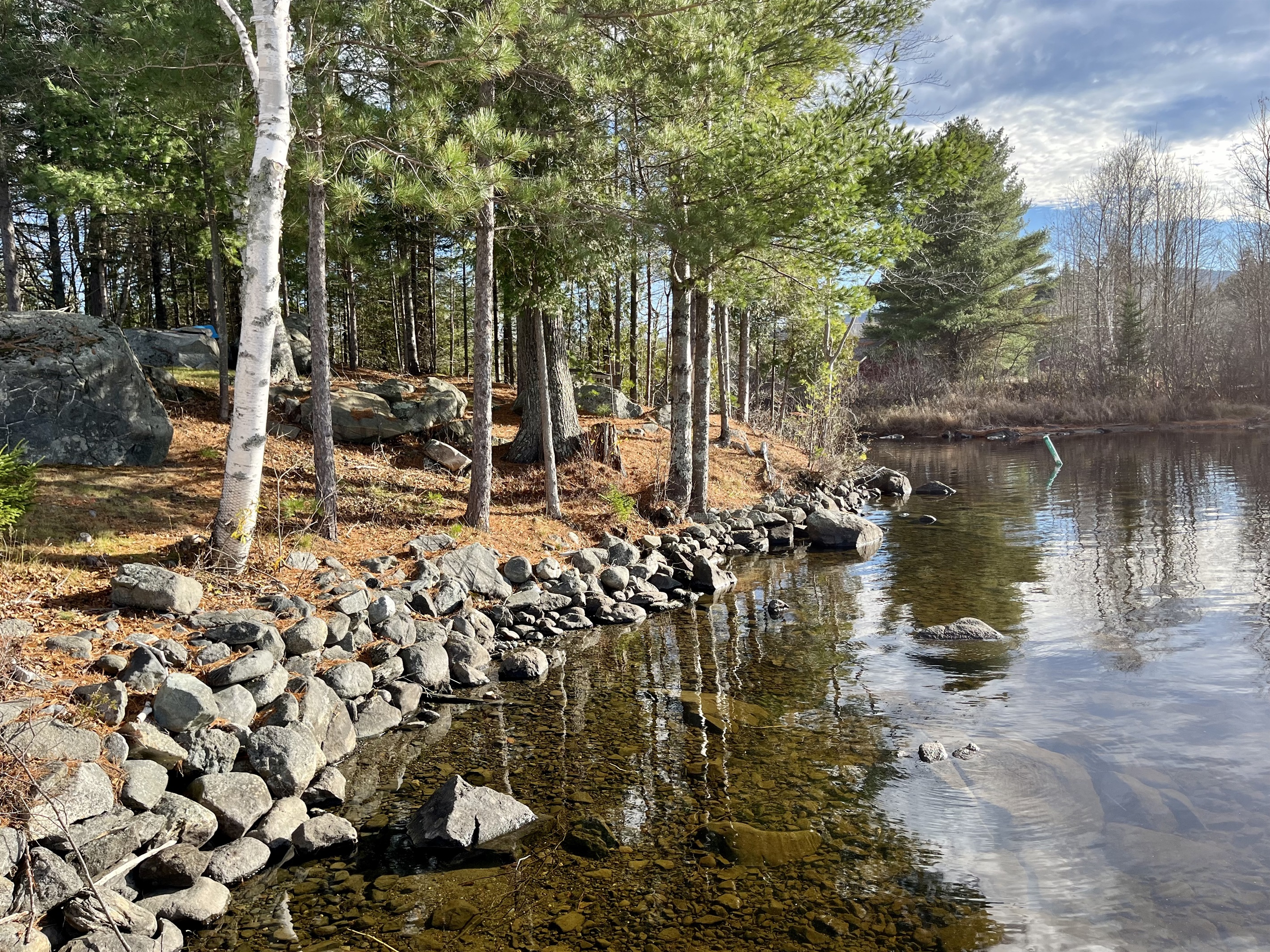 Beaver Creek coming into Beaver Cove: great spot to fish.