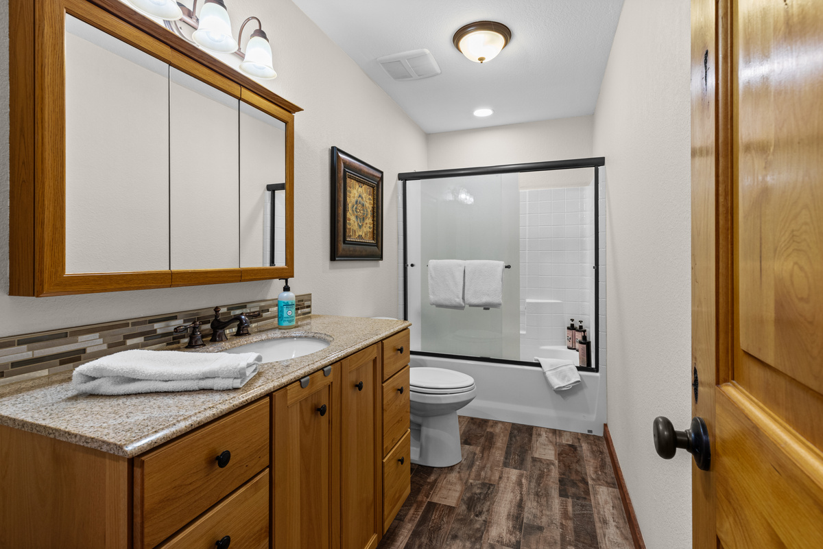 Guest Bathroom with Tub / Shower Combo
