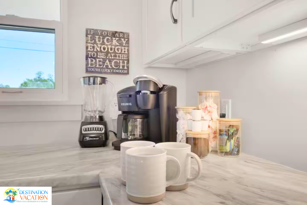 Start each morning with coffee and coastal inspiration.