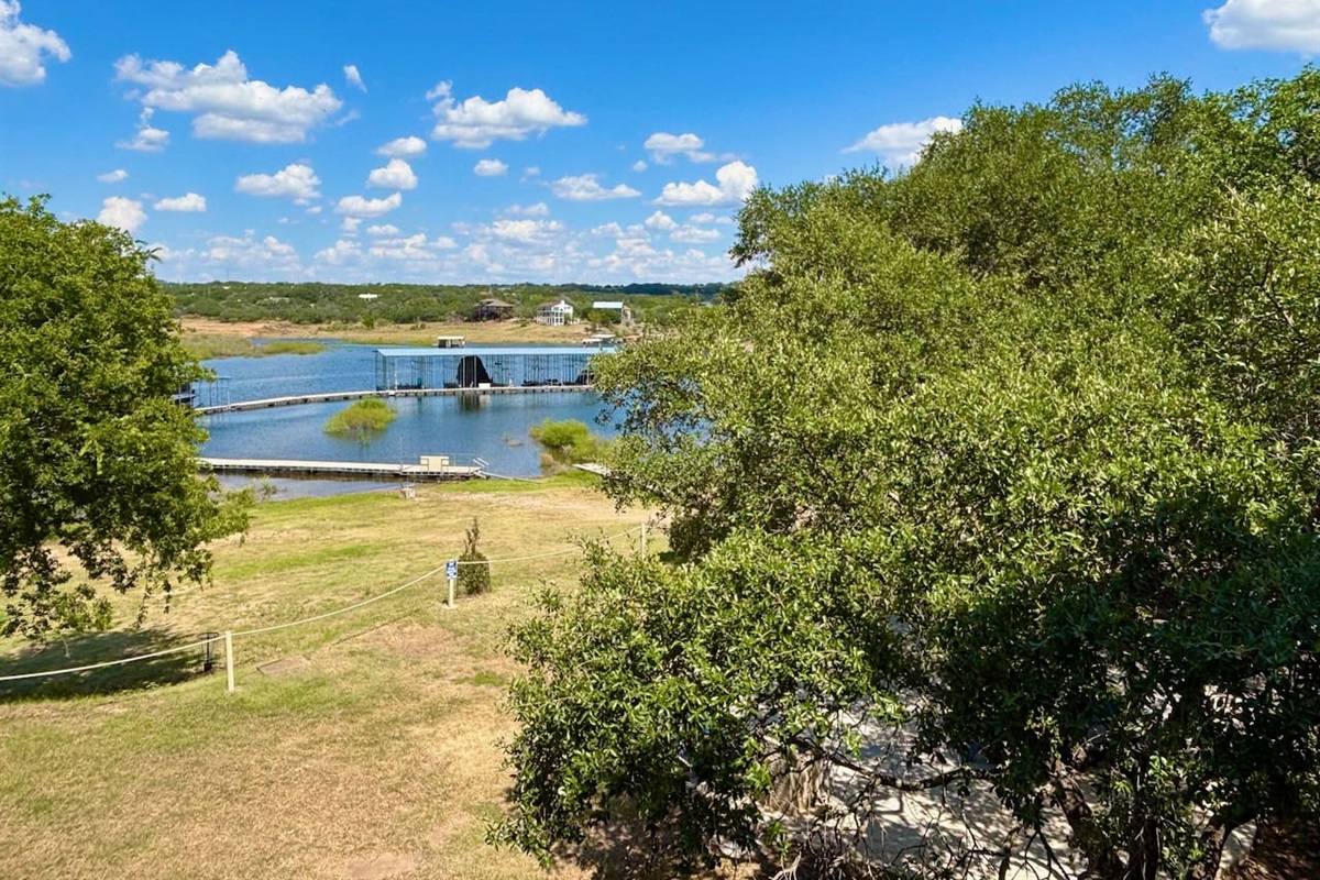 Adjacent Marina with Boat Slips