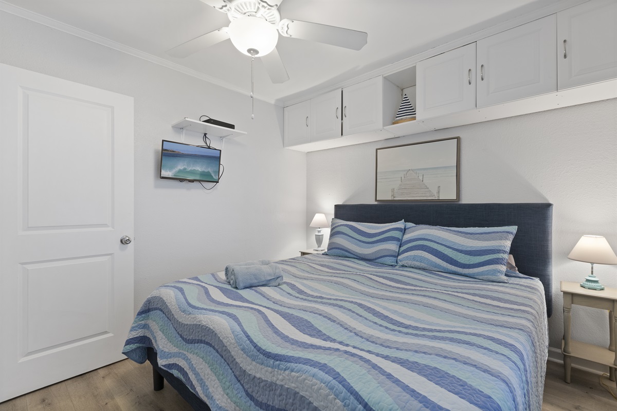 12" King Size Memory Foam Mattress in the Bedroom