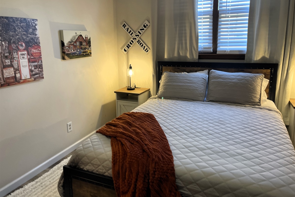 Bedroom with smart tv