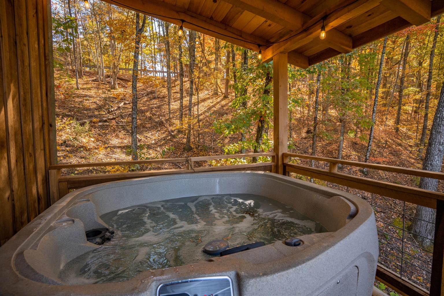 Fall Hot tub views