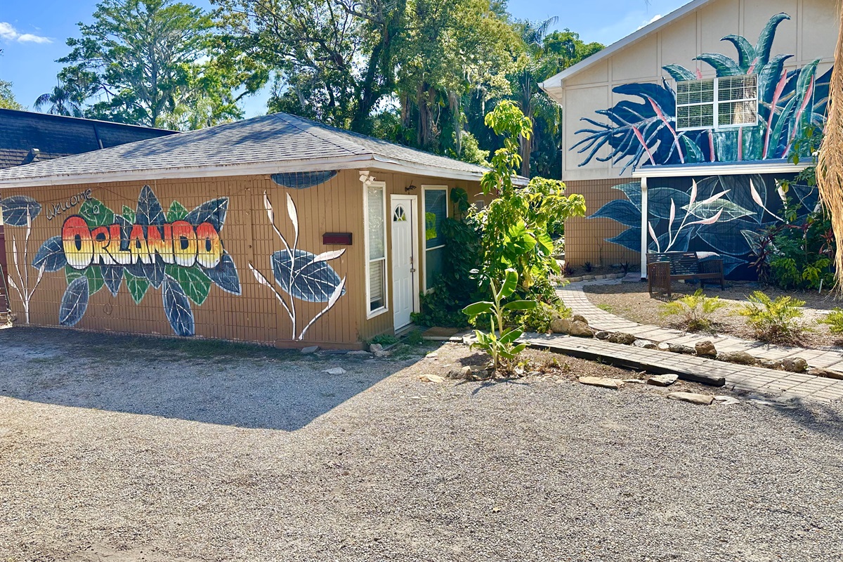 Hand-painted murals