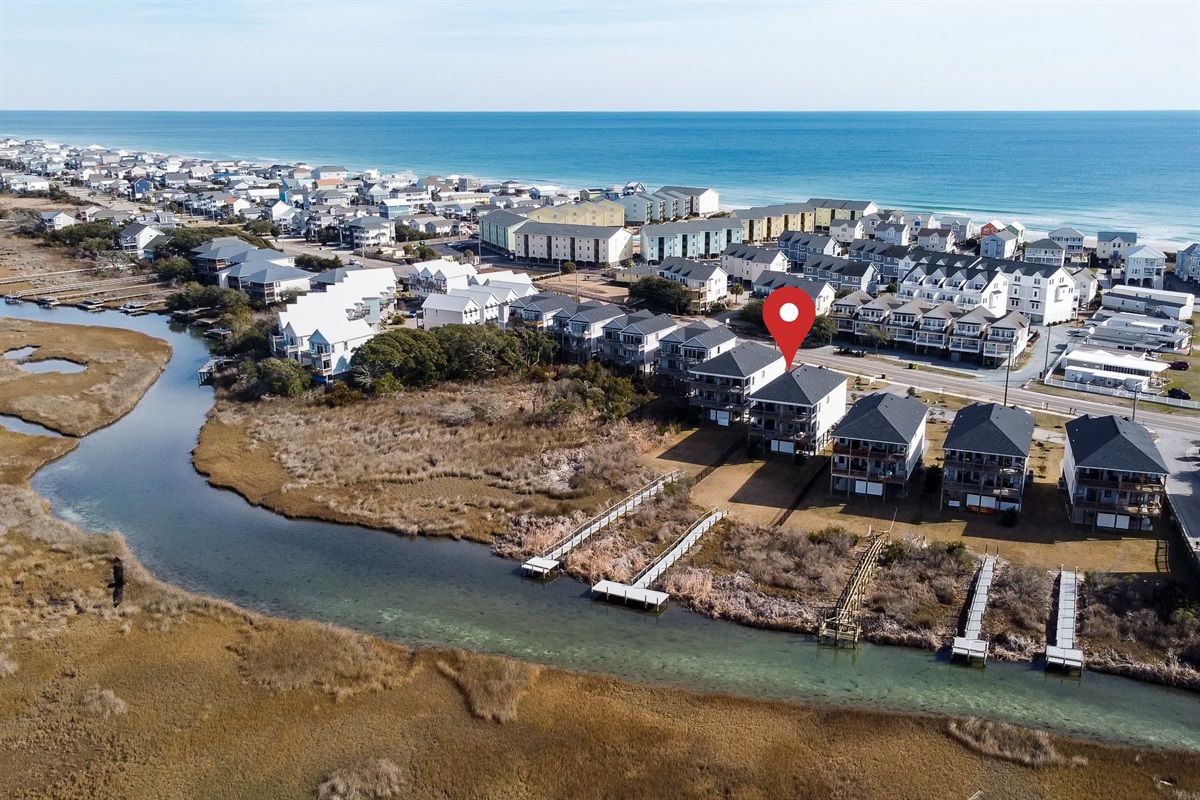 See it all from above! Our home&rsquo;s exact location offers easy access to the ocean, waterways, and nearby homes