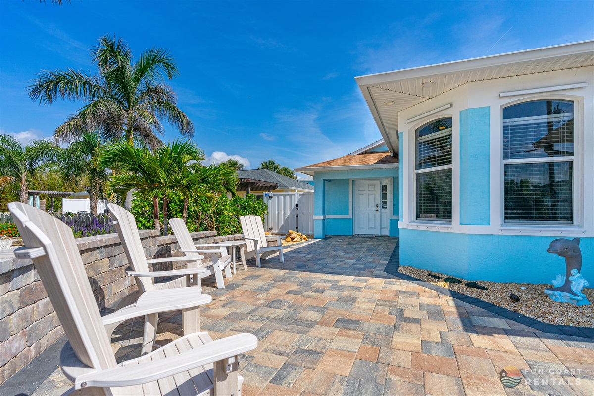 Outdoor Adirondack chairs!