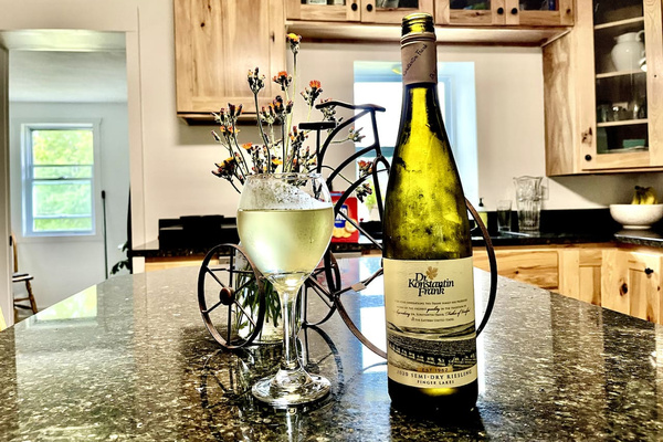 Gourmet kitchen with granite countertops, hickory cabinets and lots of amenities. Local breweries and wineries are a scenic drive away.